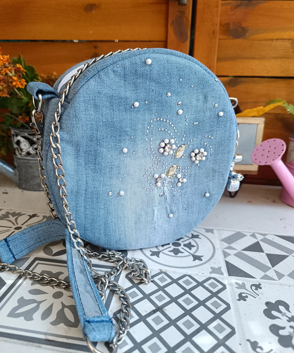 Energy Peinture Creation De Sac En Jeans Antibes La Folie Des Sacs